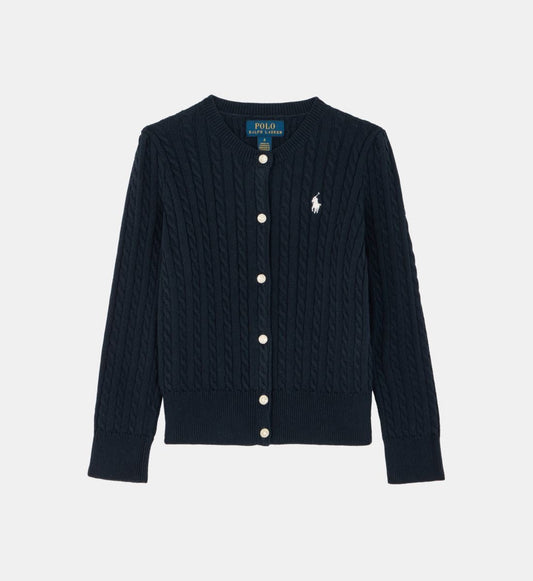 Cardigan torsadé en coton